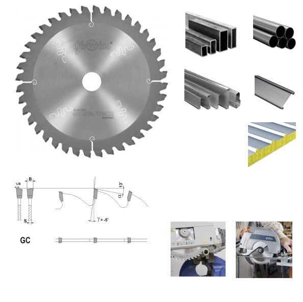 Globus Piła tarczowa do stali 160x20x2,0 40z GC Steel-Tech Electro