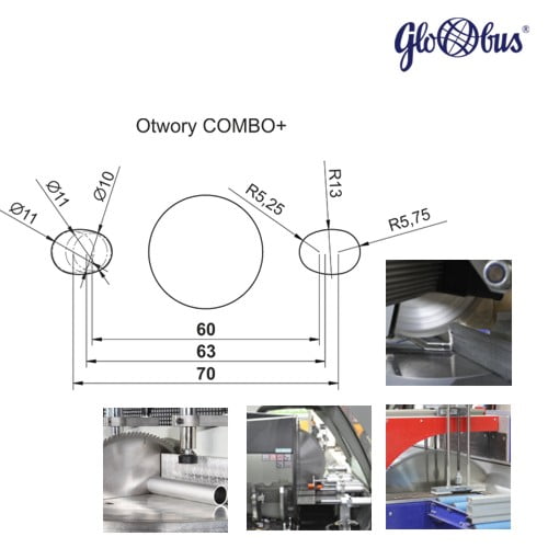 Globus Piła tarczowa do aluminium 400x30x4,0 120z GA5 ALUEX